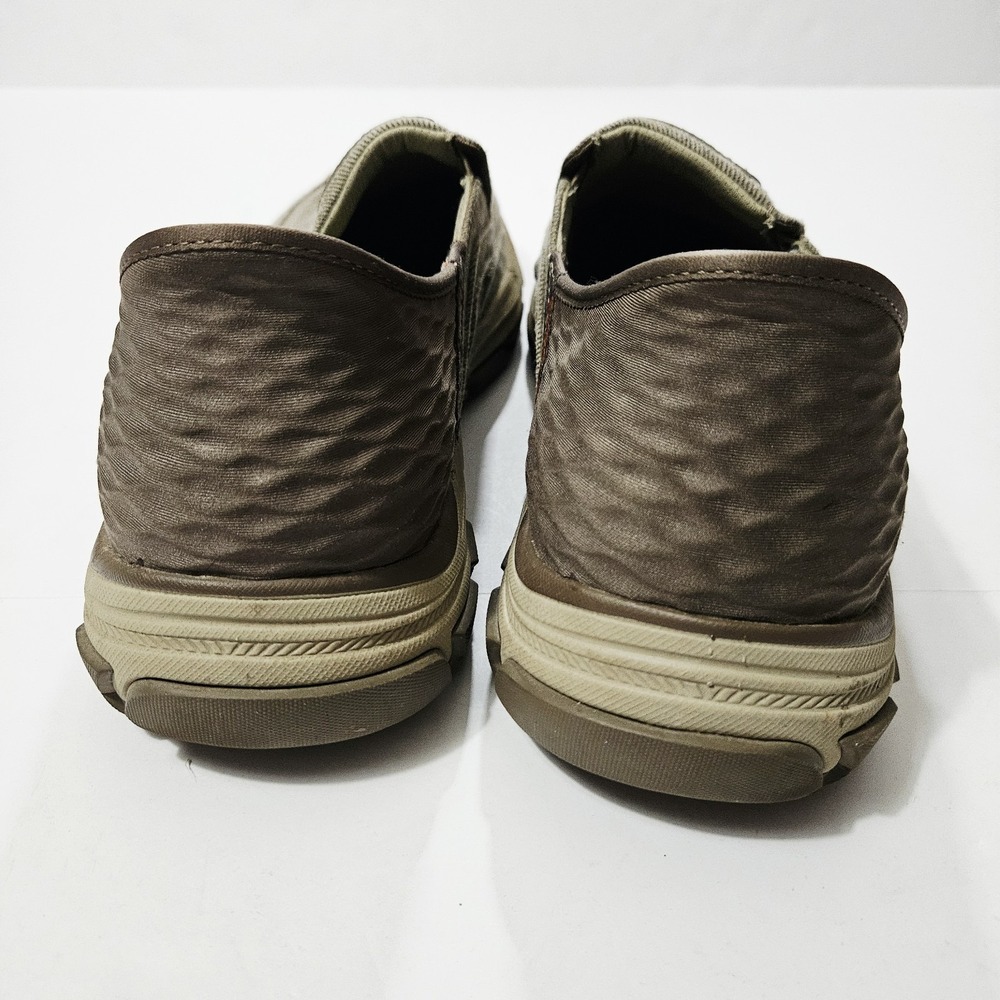 SKECHERS Men's Casual Canvas Slip-Ins, Goodyear® Sole Size 12 Brown - Picture 5 of 9